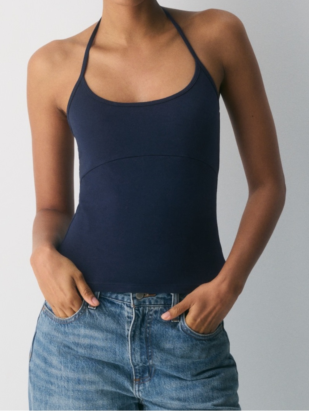 Aritzia Original Contour Grace Halter Top